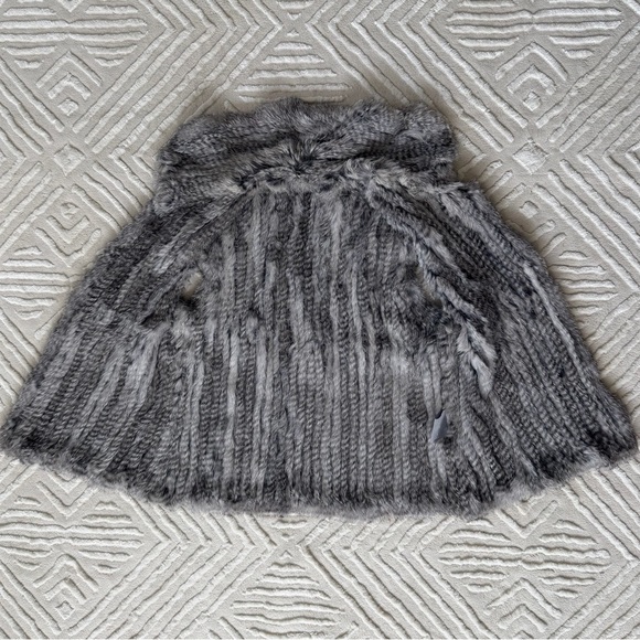 Bagatelle 100% Genuine Rabbit Fur Size S Winter Grey - Picture 15 of 16